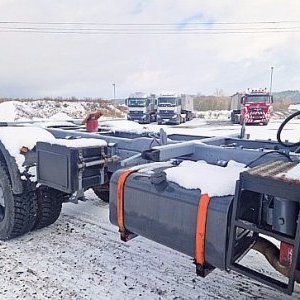 foto 4x4 Iveco 21.5t wywrotka+ syparka plug komunal ZIMA