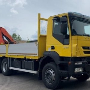 foto 6x4 Iveco 6.2m+dźwig roto widly sterowanie retarder automat