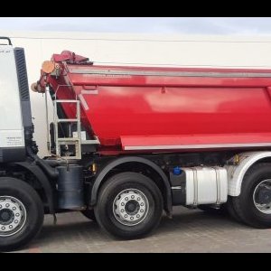 foto 8x4 dumper wana Eur6 nowe opony Iveco AD340T plandeka automat wywrotka