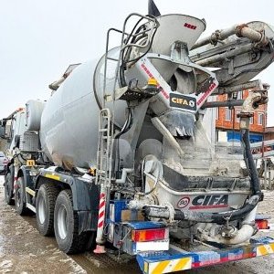foto pumi 24m+7m3 mix beton pompa CIFA 8x4 Iveco